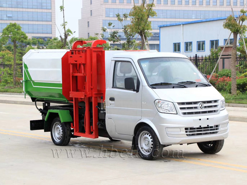 东风小康3方挂桶式垃圾车（蓝牌 汽油）