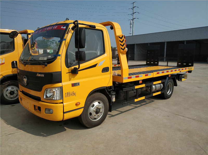 CLW5040TQZB5型清障车 福田欧马可蓝牌一拖二道路救援车